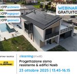 WEBINAR GRATUITO - la Progettazione sismo-resistente e l'evoluzione verso gli edifici NZEB (Nearly Zero Energy Building)