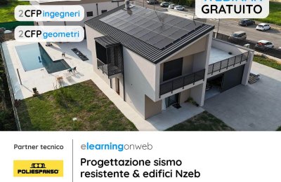 WEBINAR GRATUITO - la Progettazione sismo-resistente e l'evoluzione verso gli edifici NZEB (Nearly Zero Energy Building)